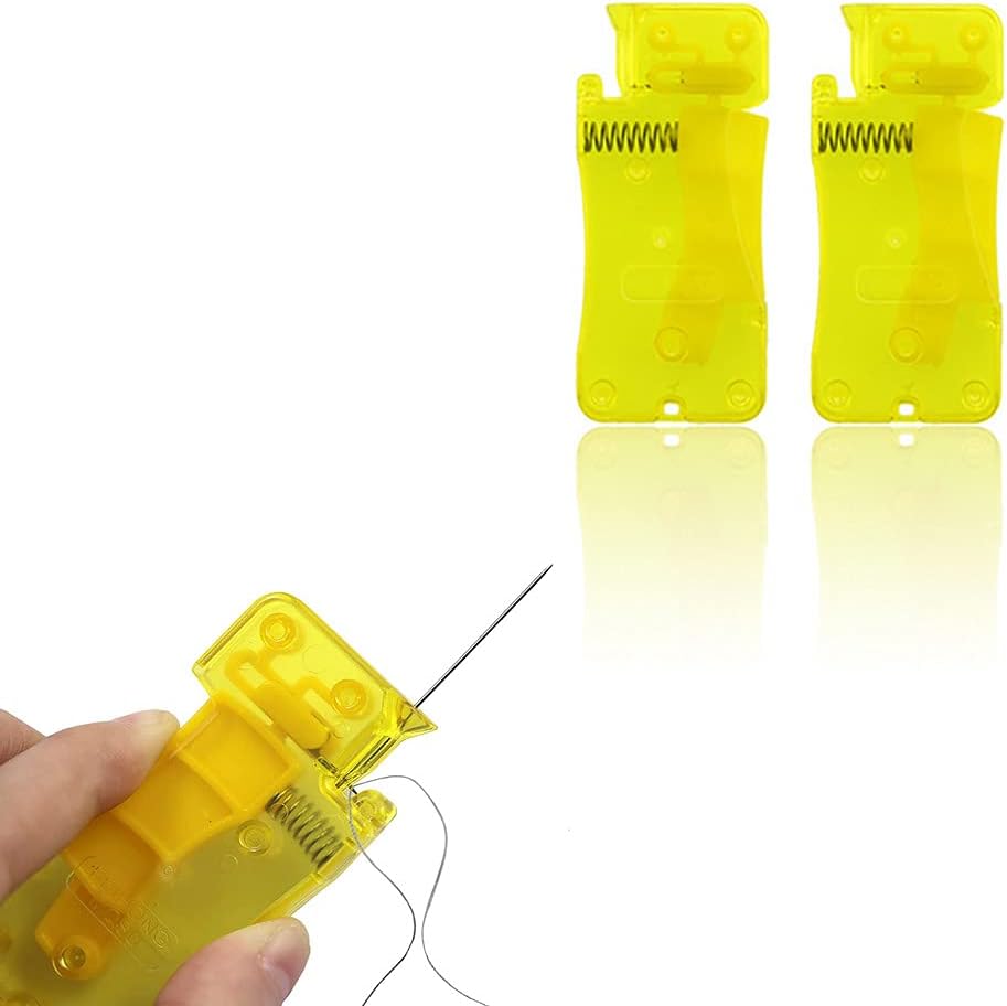 Sewing Technology - อุปกรณ์เย็บร้อยเข็มอัตโนมัติแบบง่าย1-3ชิ้นอุปกรณ์เย็บร้อยด้วยตนเองพลาสติกอุปกรณ์เย็บร้อยด้วยเข็มอย่างรวดเร็ว