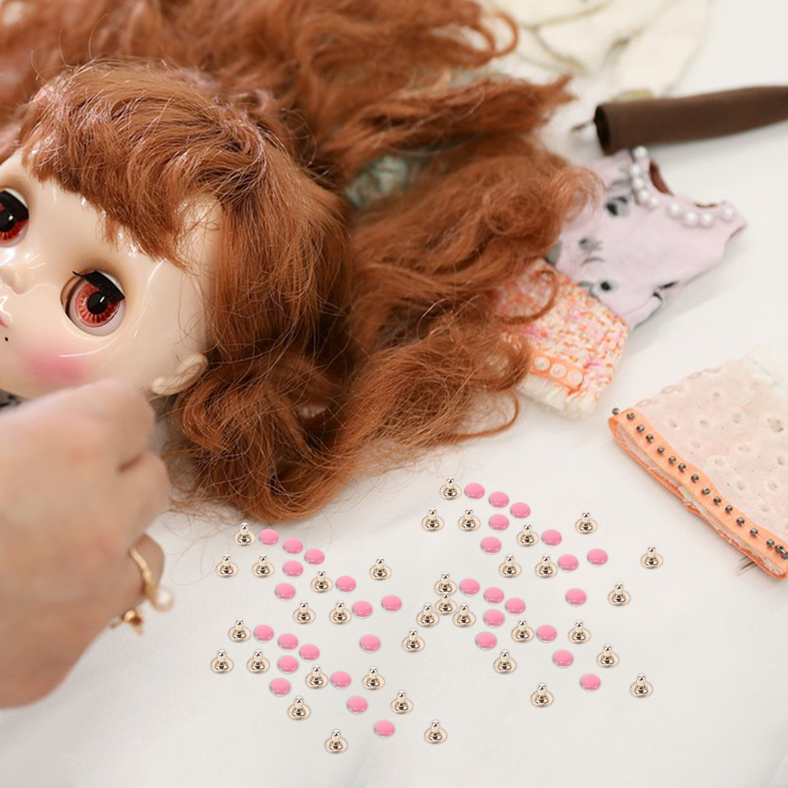 หมุดโลหะขนาดเล็ก 100 ชิ้น สำหร - Sewing Eyelet Fabric บทวิจารณ์และราคา