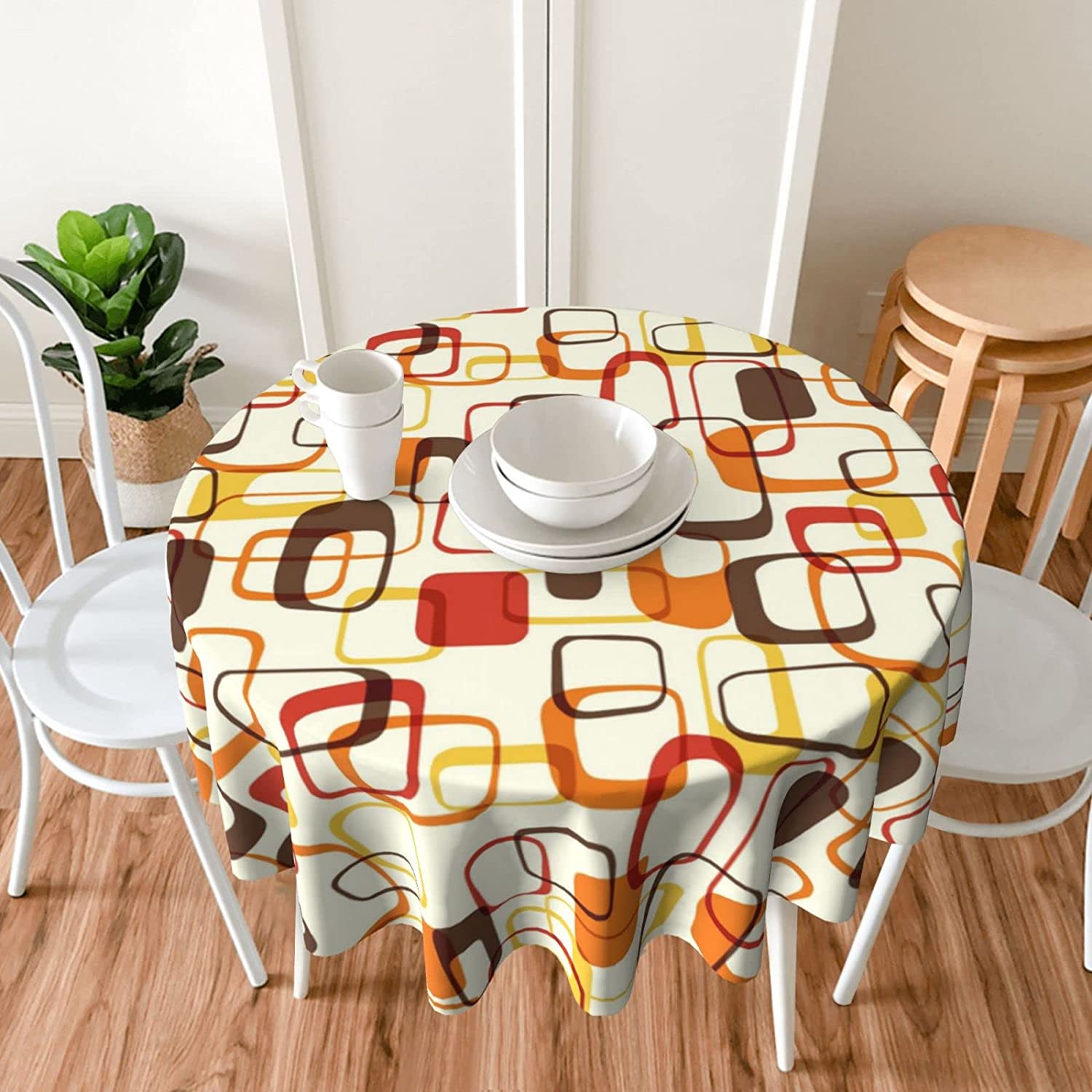 Retro Mid Century เรขาคณิตผ้าป - Century Textile & Sewing Supply Reviews บทวิจารณ์และราคา