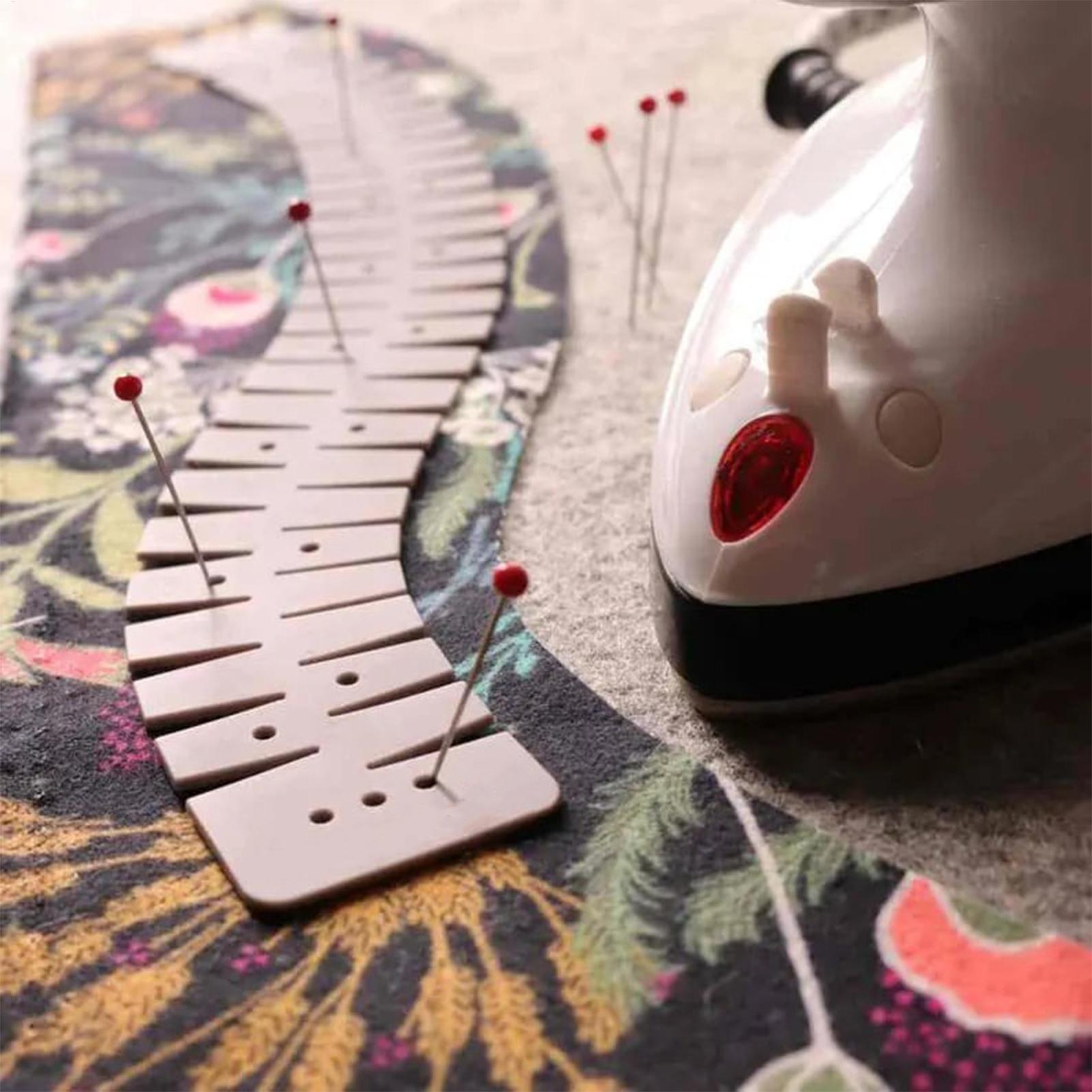 ไม้บรรทัดซิลิโคนสำหรับเย็บชายผ - Sewing Hemming บทวิจารณ์และราคา