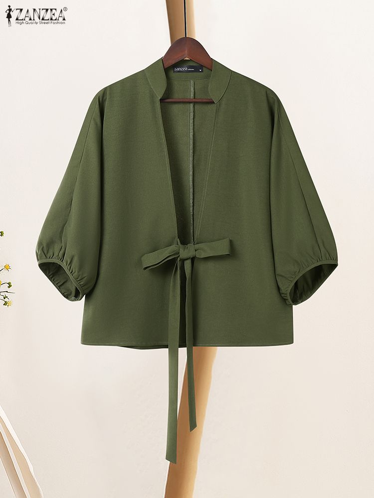 เสื้อคาร์ดิแกนแขนทรงกระบอก คอว - Sewing V บทวิจารณ์และราคา