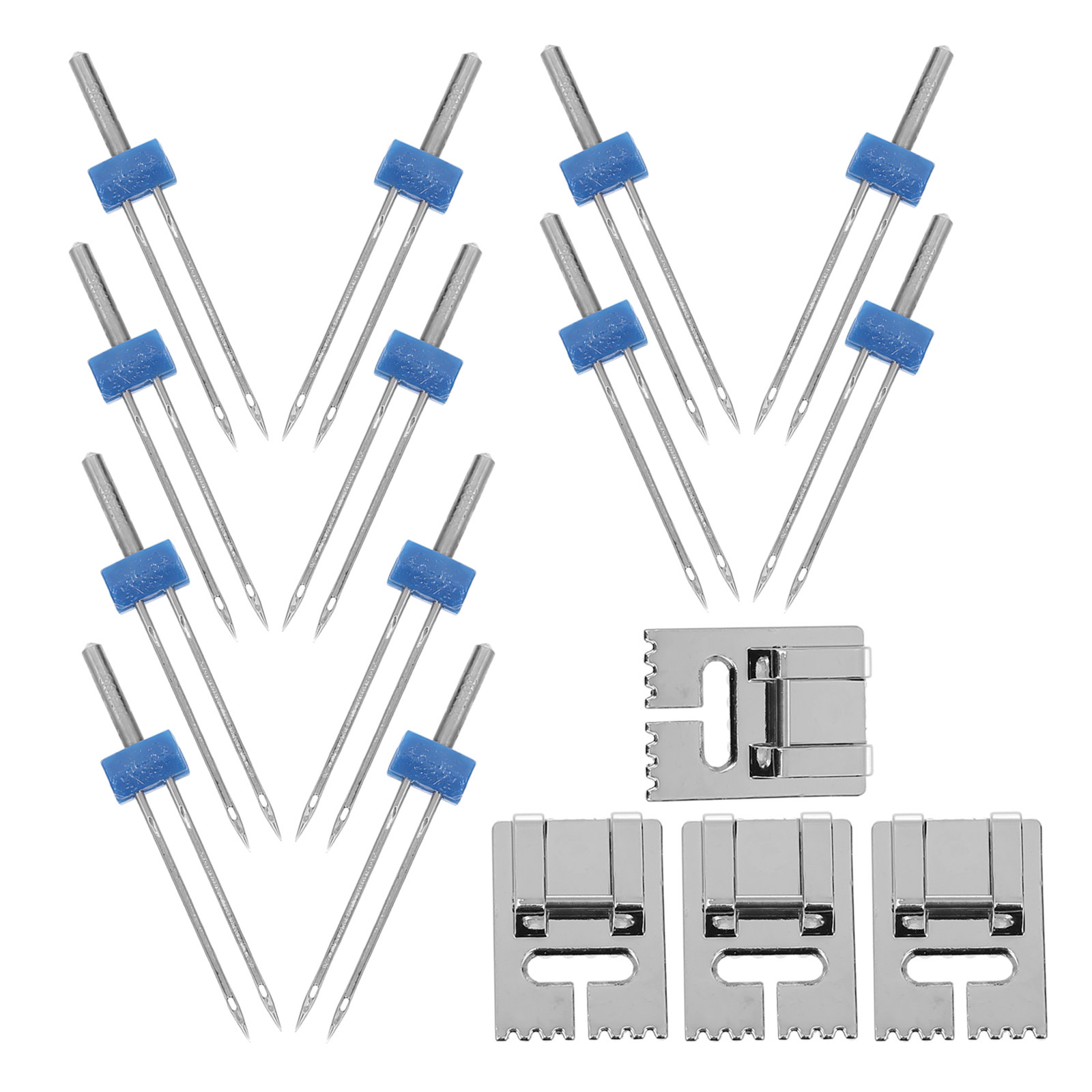 ชุดเข็มเย็บผ้าคู่ 4 ชุด อุปกรณ - Sewing Machine Needle บทวิจารณ์และราคา