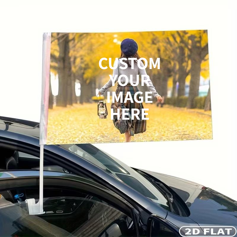 ธงติดรถยนต์แบบแบน 2 มิติ 1 ชิ้ - Sewing Custom บทวิจารณ์และราคา
