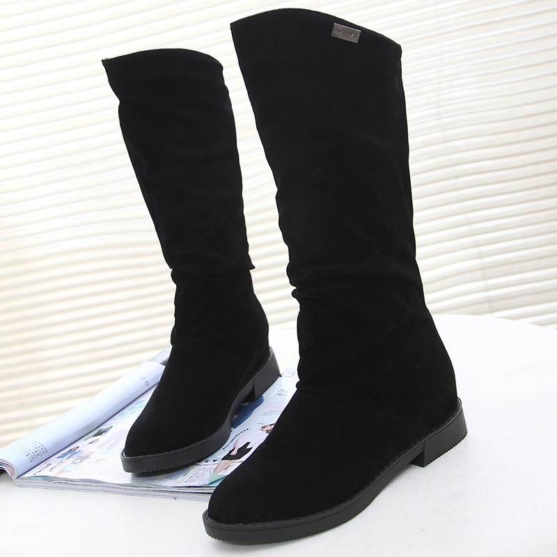 Casual ผู้หญิงรองเท้ารองเท้าส้ - Sewing Velvet Fabric บทวิจารณ์และราคา